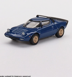 Mini GT 1:64 Lancia Stratos HF Stradale Bleu Vincennes #411