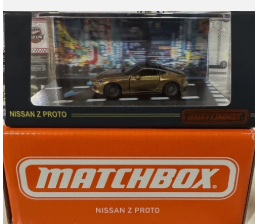 2022 Mattel Creations Matchbox Nissan Z Proto Yellow Gold