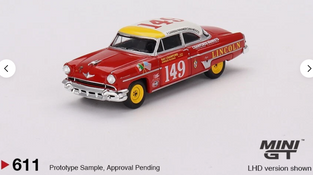Mini GT 1:64 1954 Lincoln Capri #149 Carrera Panamericana Class Winner #611