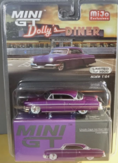 MINI GT #757 - PURPLE METALLIC - 1954 LINCOLN CAPRI HOT ROD