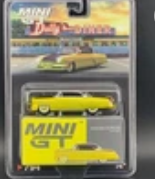 MINI GT Lincoln Capri Custom Hot Rod 1954 Lime Yellow #794