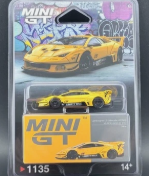 Mini GT LB-Silhouette WORKS MURCIELAGO GT Evo Yellow #1135