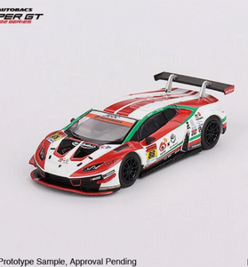 Mini GT 572 Lamborghini Huracan GT3 EVO #88 JLOC Super GT Series 1:64 Red White