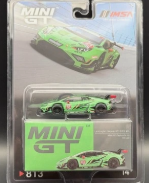 Mini GT Lamborghini Huracan GT3 EVO2 #63 Iron Lynx 2023 IMSA Daytona #813