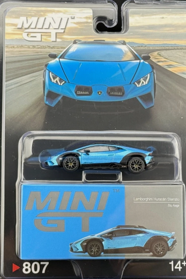 Mini GT Lamborghini Huracán Sterrato Blu Aegir #807