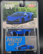 Mini GT Lamborghini Revuelto Blu Eleos #748