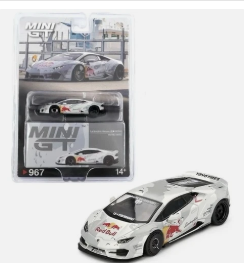 Mini GT Lamborghini Huracan LB-WORKS Red Bull 1:64 Diecast Limited Edition #967