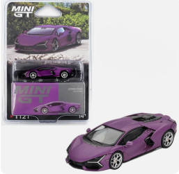 MINI GT #1121 - VIOLA 30TH MATTE PURPLE - LAMBORGHINI REVUELTO