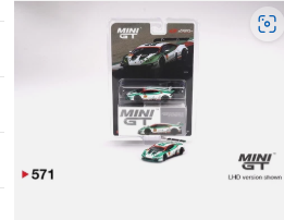 Mini GT 1/64 Lamborghini Huracán GT3 EVO #87 Bamboo Airways LAMBORGHINI GT3 #571