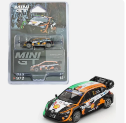 Mini GT #972 Hyundai i20 N Rally1 #11 2023 Rally Croatia Power Stage