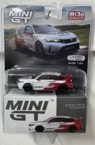 Mini GT Honda Civic TYPE R - 2023 Pace Car White #721