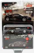 Mini GT 1:64 Honda NSX GT3 Presentation (Black & Silver Wheels) #25