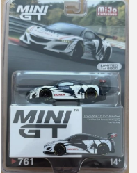 Mini GT #761 Honda NSX GT3 EVO AlphaTauri 2023 Red Bull Formula Nurburgring Yuki