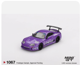 Mini GT 1:64 Toyota Supra (A80) Top Secret GT-300 Top Secret Purple (RHD) #1067