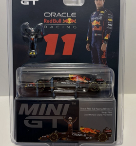 Mini GT 1/64 Red Bull Racing RB18#11 Sergio Perez Monaco GP Winner #551 Rare