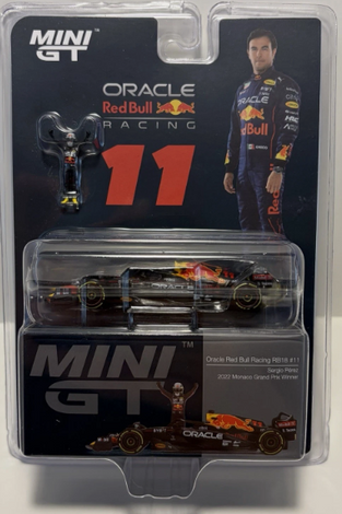 Mini GT 1/64 Red Bull Racing RB18#11 Sergio Perez Monaco GP Winner #551 Rare