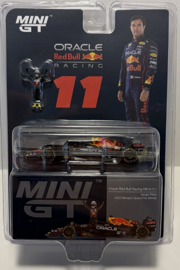 Mini GT 1/64 Red Bull Racing RB18#11 Sergio Perez Monaco GP Winner #551 Rare