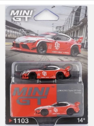 Mini GT #1103 LB WORKS Toyota GR Supra Red