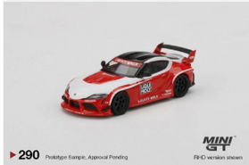 MINI GT 1:64 LBWORKS GR Liqui Moly Red RHD #290 Carded
