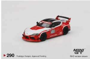 MINI GT 1:64 LBWORKS GR Liqui Moly Red RHD #290 Carded