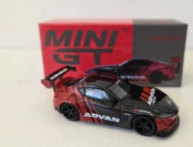 MINI GT TOYOTA SUPRA HKS ADVAN GR SUPRA #206 Carded
