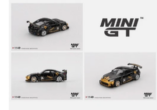 Mini GT Mijo Exclusive Toyota GR86 LB Nation Black and Gold #1149
