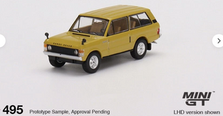 Mini GT 1:64 Range Rover 1971 Bahama Gold #495