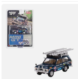 Mini GT 1/64 Range Rover 1971 British Trans-Americas Expedition Diecast Car #542