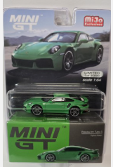MINI GT PORSCHE 911 TURBO S #525 PYTHON GREEN