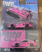 Mini GT #872 IMSA 1:64 Porsche 911 GT3 R #80 2023 AO Racing Roxy