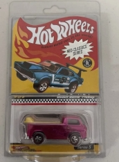 HOT WHEELS RLC PINK w/FLAMES VOLKSWAGEN BEACH BOMB PICKUP