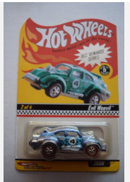 Hot Wheels RLC 2006 Rewards Series #2 of 4 Evil Weevil Blue w/Flames