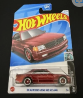 Hot Wheels Super Treasure Hunt Red '89 Mercedes Benz 560 SEL AMG