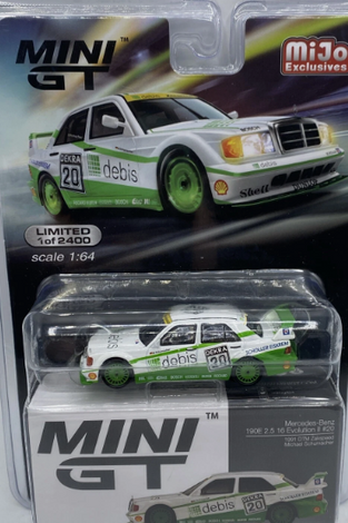 Mini GT Mercedes-Benz 190E 2.5 16 Evolution II 1991 DTM Zakspeed #20 #366