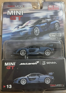 Mini GT #13 McLaren Senna Victory Grey