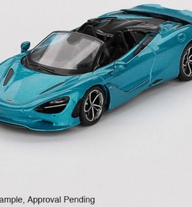 Mini GT 1:64 McLaren 750S Spider Belize Blue