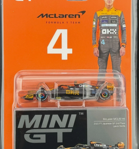 Mini GT McLaren MCL60 #4 Lando Norris 2023 F1 Japan GP 2nd Place #767