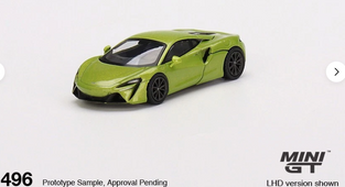 Mini GT 1:64 McLaren Artura Flux Green #496