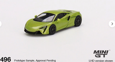 Mini GT 1:64 McLaren Artura Flux Green #496