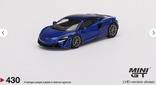 Mini GT 1:64 McLaren Artura Volcano Blue #430