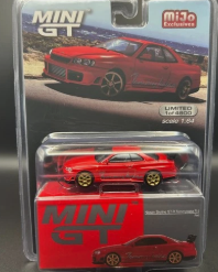 MINI GT NISSAN SKYLINE GT-R Tommykaira R-z - Red #543