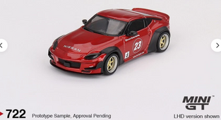 Mini GT 1:64 Nissan Z Pandem Passion Red #722