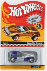 HOT WHEELS NEO CLASSICS BLUE SUPER FINE TURBINE