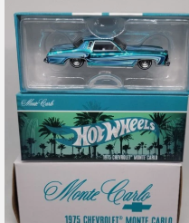 RLC Hot Wheels 1975 Chevrolet Monte Carlo Lowrider Teal
