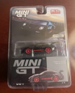 Mini GT #681 - Porsche 911 (992) GT3 RS: Black with Pyro Red