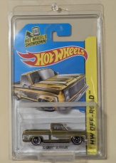 HOT WHEELS SUPER TREASURE HUNT GOLD '83 CHEVY SILVERADO