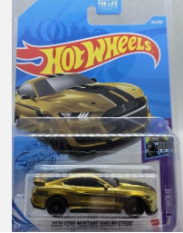 HOT WHEELS SUPER TREASURE HUNT GOLD 2020 FORD MUSTANG SHELBY GT500