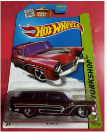 HOT WHEELS SUPER TREASURE RED 8 CRATE WAGON