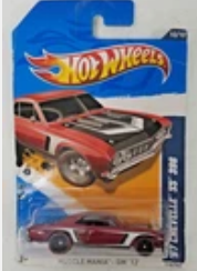 HOT WHEELS SUPER TREASURE RED '67 CHEVELLE SS 396