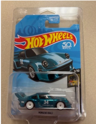 HOT WHEELS SUPER TREASURE BLUE PORSCHE 934.5